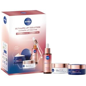 NIVEA Ultimate Lift Solution Gift Pack (3 Products), Gift Set For Women, Includes Face Serum (30ml), Day Cream With SPF30 (50ml) and Night Cream (50ml), Anti-Age Skin Care Essentials NIVEA Ultimate Lift Solution Gift Pack (3 Products), Gift Set For Women, Includes Face Serum (30ml), Day Cream With SPF30 (50ml) and Night Cream (50ml), Anti-Age Skin Care Essentials