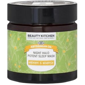 Beauty Kitchen Hydrating Abyssinian Oil Night Halo Potent Sleep Mask 60ml Anti Aging Overnight Mask for Glass Skin Supports Skin Barrier Vegan/Cruelty Free Beauty Kitchen Hydrating Abyssinian Oil Night Halo Potent Sleep Mask 60ml Anti Aging Overnight Mask for Glass Skin Supports Skin Barrier Vegan/Cruelty Free