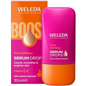 Weleda Pore Refining Face Serum Drops with Cranberry, Facial Serum with Vitamin C & E, Clearer, Smoother & Brighter Skin, 100% Certified Natural, Organic, Vegan, 30ml Weleda Pore Refining Face Serum Drops with Cranberry, Facial Serum with Vitamin C & E, Clearer, Smoother & Brighter Skin, 100% Certified Natural, Organic, Vegan, 30ml