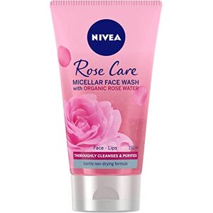 NIVEA MicellAIR Rose Micellar Water Face Wash Gel (150ml), Micellar Cleansing Water with Indulgent Rose Fragrance, Purifying Makeup Remover, Soothing Face Wash, Pack of 6 NIVEA MicellAIR Rose Micellar Water Face Wash Gel (150ml), Micellar Cleansing Water with Indulgent Rose Fragrance, Purifying Makeup Remover, Soothing Face Wash, Pack of 6