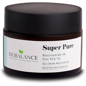 BIOBALANCE back to nature BioBalance Super Pure Gel Cream 50ml Regulate Sebum Production Tightens Pores & Controls Shine Evens Skin Tone Reduce Dark Spots 5% Niacinamide BIOBALANCE back to nature BioBalance Super Pure Gel Cream 50ml Regulate Sebum Production Tightens Pores & Controls Shine Evens Skin Tone Reduce Dark Spots 5% Niacinamide