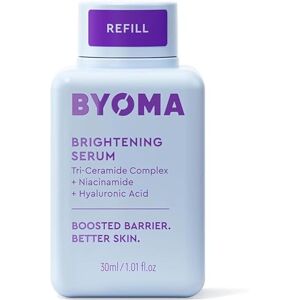 BYOMA Brightening Serum Refill (30ml) Brightening and Hydrating Face Serum with Hyaluronic Acid, Niacinamide and Ceramides for a Glowing and Radiant Skin BYOMA Brightening Serum Refill (30ml) Brightening and Hydrating Face Serum with Hyaluronic Acid, Niacinamide and Ceramides for a Glowing and Radiant Skin