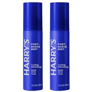 Harry's Post Shave Mist, Alcohol-Free Formula made with Aloe, Eucalyputus, and Tea Tree, 100ml, Pack of 2 Harry's Post Shave Mist, Alcohol-Free Formula made with Aloe, Eucalyputus, and Tea Tree, 100ml, Pack of 2