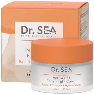 DR. SEA Anti-Aging Night Face Cream – Retinol, Collagen & Hyaluronic Acid – Regeneration & Firmness – 50ml DR. SEA Anti-Aging Night Face Cream – Retinol, Collagen & Hyaluronic Acid – Regeneration & Firmness – 50ml