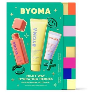 BYOMA Milky Way Hydrating Heroes (3-Piece Kit) – 30ml Milky Toner, 60ml Milky Moisture Cleanser, 15ml Moisturizing Rich Cream Protects & Maintains Skin Barrier BYOMA Milky Way Hydrating Heroes (3-Piece Kit) – 30ml Milky Toner, 60ml Milky Moisture Cleanser, 15ml Moisturizing Rich Cream Protects & Maintains Skin Barrier