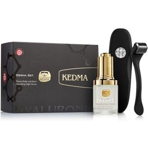 KEDMA Dermaroller and Night Hydrating Serum Set Collagen Stimulation and Radiance With Hyaluronic Acid and Vitamin C 1 Set KEDMA Dermaroller and Night Hydrating Serum Set Collagen Stimulation and Radiance With Hyaluronic Acid and Vitamin C 1 Set