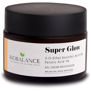 BIOBALANCE back to nature BioBalance Super Glow Gel Cream 50ml Boosts Collagen Production Brightening Moisturiser Smooth Wrinkles & Fine Lines Reduces Dark Spots Vitamin C BIOBALANCE back to nature BioBalance Super Glow Gel Cream 50ml Boosts Collagen Production Brightening Moisturiser Smooth Wrinkles & Fine Lines Reduces Dark Spots Vitamin C