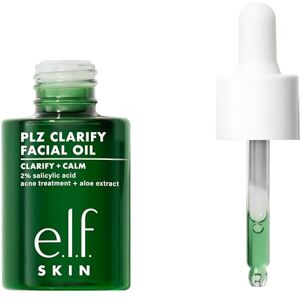 e.l.f. SKIN PLZ Clarify Facial Oil, Face Oil for Treating & Preventing Spots, Helps Calm Redness, Made with Salicylic Acid, Vegan & Cruelty-Free, 30ml e.l.f. SKIN PLZ Clarify Facial Oil, Face Oil for Treating & Preventing Spots, Helps Calm Redness, Made with Salicylic Acid, Vegan & Cruelty-Free, 30ml