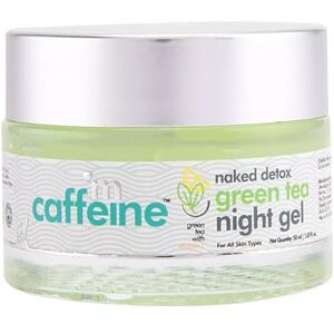 mCaffeine Naked Detox Green Tea Night Gel - Hydrating Hyaluronic Acid Moisturizer for Fine Lines and Wrinkles Reduction - Non-Sticky - 50 ml mCaffeine Naked Detox Green Tea Night Gel - Hydrating Hyaluronic Acid Moisturizer for Fine Lines and Wrinkles Reduction - Non-Sticky - 50 ml