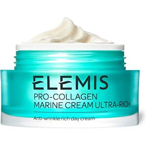 ELEMIS Pro-Collagen Marine Cream Ultra Rich, Intensely Hydrating Anti-Wrinkle Face Cream, Anti-Ageing Moisturiser for Dry Skin, Collagen Day Cream to Firm & Tone, Nourishing Face Moisturiser, 50 ml