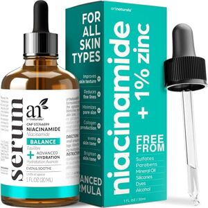 Artnaturals Niacinamide Face Serum Advanced Serum with Hyaluronic Acid Vitamin B3, Saffron and Sunflower Oil Pore Reducer 30ml Artnaturals Niacinamide Face Serum Advanced Serum with Hyaluronic Acid Vitamin B3, Saffron and Sunflower Oil Pore Reducer 30ml