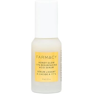 Farmacy Honey Glow 17% AHA & BHA Resurfacing Night Serum Facial Serum with Hyaluronic Acid Reduces Fine Lines & Pores (30ml) Farmacy Honey Glow 17% AHA & BHA Resurfacing Night Serum Facial Serum with Hyaluronic Acid Reduces Fine Lines & Pores (30ml)