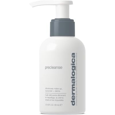 Dermalogica PreCleanse Cleansing Oil Deep-cleansing oil that melts makeup, sunscreen and impurities before the second cleanse. Dermalogica PreCleanse Cleansing Oil Deep-cleansing oil that melts makeup, sunscreen and impurities before the second cleanse.