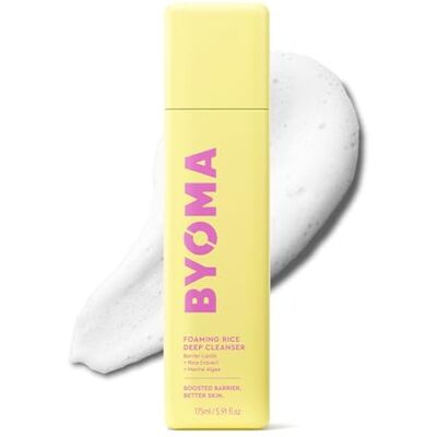 BYOMA Foaming Rice Deep Cleanser (175ml) Hydrating Gel to Foam Cleanser with Ceramides, Rice Extract & Marine Algae – Deep Cleansing, Non-Drying, Antioxidant-Rich, Vegan, Fragrance & Alcohol Free BYOMA Foaming Rice Deep Cleanser (175ml) Hydrating Gel to Foam Cleanser with Ceramides, Rice Extract & Marine Algae – Deep Cleansing, Non-Drying, Antioxidant-Rich, Vegan, Fragrance & Alcohol Free