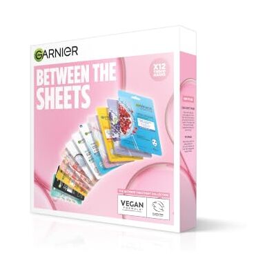 Garnier Skincare Gift Set, Hydrating Sheet Mask Set (Pack of 12 Masks) For Dehydrated, Dull and Tired Skin, Face and Eyes, With Hyaluronic Acid and Glycerin, Cruelty Free & Vegan Garnier Skincare Gift Set, Hydrating Sheet Mask Set (Pack of 12 Masks) For Dehydrated, Dull and Tired Skin, Face and Eyes, With Hyaluronic Acid and Glycerin, Cruelty Free & Vegan