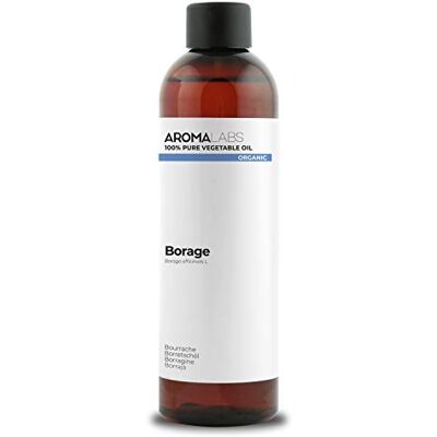 Aroma Labs ORGANIC BORAGE Oil 250mL 100% Pure, Natural, Cold Pressed And AB Certified (French Brand) Aroma Labs ORGANIC BORAGE Oil 250mL 100% Pure, Natural, Cold Pressed And AB Certified (French Brand)