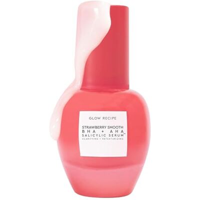 Glow Recipe Strawberry Salicylic Acid Serum, Korean BHA Acne Serum for Blemishes, AHA + BHA Exfoliating Face Serum, Pore Minimizing + Texture Smoothing, Hyaluronic Acid + Allantoin (30ml) Glow Recipe Strawberry Salicylic Acid Serum, Korean BHA Acne Serum for Blemishes, AHA + BHA Exfoliating Face Serum, Pore Minimizing + Texture Smoothing, Hyaluronic Acid + Allantoin (30ml)