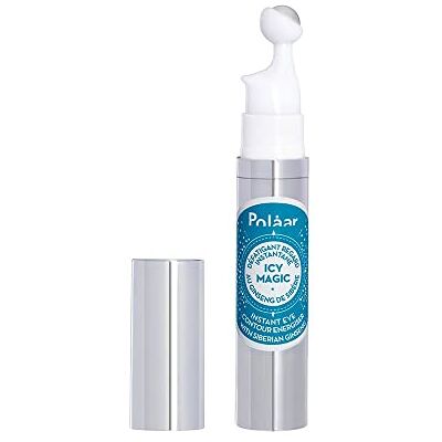Polåar Icy Magic Instant Eye Contour Energiser Roll-On with Siberian Ginseng Anti-Puffiness Concealer Glazed Roll-On Eye Care Treatment Eyelash Growth Natural Care, Fragrance-Free 10 ml Polåar Icy Magic Instant Eye Contour Energiser Roll-On with Siberian Ginseng Anti-Puffiness Concealer Glazed Roll-On Eye Care Treatment Eyelash Growth Natural Care, Fragrance-Free 10 ml