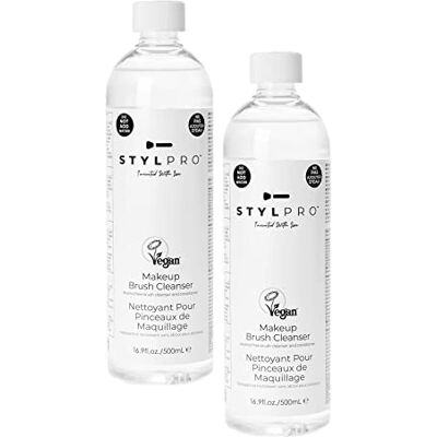 Stylpro - Cleaner - 2x500ml - Makeup Brush Cleanser Stylpro - Cleaner - 2x500ml - Makeup Brush Cleanser