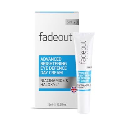 Fade Out Brightening Eye Defence Cream Brightening cream with Hyaluronic Acid, Haloxyl and Niacinamide, SPF 25, 15ml Fade Out Brightening Eye Defence Cream Brightening cream with Hyaluronic Acid, Haloxyl and Niacinamide, SPF 25, 15ml