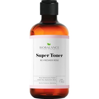 BIOBALANCE back to nature BioBalance Refresher Rose Super Toner 250ml Facial Toner Skincare Toner Hydrating Toner Hyaluronic Acid BIOBALANCE back to nature BioBalance Refresher Rose Super Toner 250ml Facial Toner Skincare Toner Hydrating Toner Hyaluronic Acid
