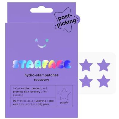 Starface World Starface Hydro-Star® Recovery Hydrocolloid Star-Shaped Pimple Patch, 96 ct Starface World Starface Hydro-Star® Recovery Hydrocolloid Star-Shaped Pimple Patch, 96 ct