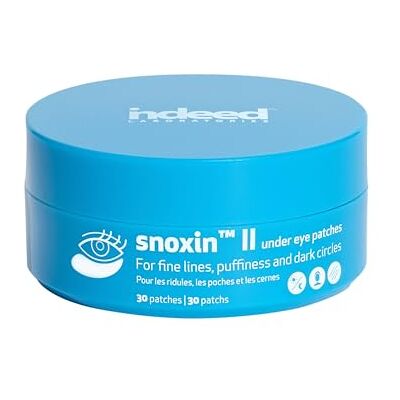 INDEED Labs Snoxin II Under Eye Patches Argireline & Niacinamide Reduce Dark Circles, Puffy Eyes, Undereye Bags, Wrinkles Biodegradable Hydrogel Under Eye Patches for Fine Lines & Crows Feet… INDEED Labs Snoxin II Under Eye Patches Argireline & Niacinamide Reduce Dark Circles, Puffy Eyes, Undereye Bags, Wrinkles Biodegradable Hydrogel Under Eye Patches for Fine Lines & Crows Feet…