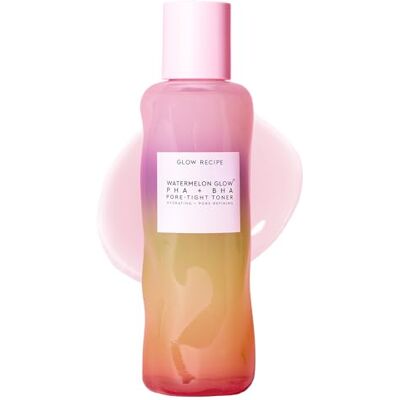 Glow Recipe Limited Edition Pride PHA + BHA Face Toner Skin Care Toner, Pore Minimizer & Gentle Face Exfoliant Soothing, Tightening & Hydrating Toner with Hyaluronic Acid & Watermelon (150ml) Glow Recipe Limited Edition Pride PHA + BHA Face Toner Skin Care Toner, Pore Minimizer & Gentle Face Exfoliant Soothing, Tightening & Hydrating Toner with Hyaluronic Acid & Watermelon (150ml)