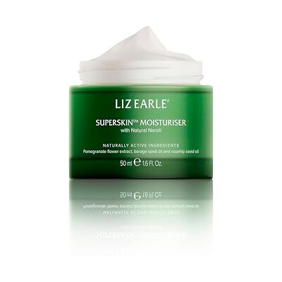 Liz Earle Superskin™ Moisturiser with Natural Neroli and Pomegranate Flower, Borage Seed and Rosehip Seed Oil for Dry Skin and Mature Skin, 50ml Liz Earle Superskin™ Moisturiser with Natural Neroli and Pomegranate Flower, Borage Seed and Rosehip Seed Oil for Dry Skin and Mature Skin, 50ml