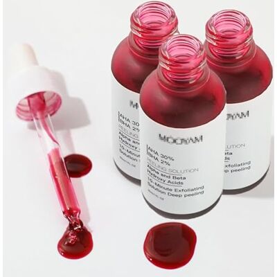 HOBIVA AHA BHA Peeling Solution for Smooth Skin & Glow, 10 Min Home Facial(3PSC) 10-minute home peel with AHA & BHA helps smooth rough texture, refine pores appearance and reveal radiant-looking skin, 30ml. HOBIVA AHA BHA Peeling Solution for Smooth Skin & Glow, 10 Min Home Facial(3PSC) 10-minute home peel with AHA & BHA helps smooth rough texture, refine pores appearance and reveal radiant-looking skin, 30ml.