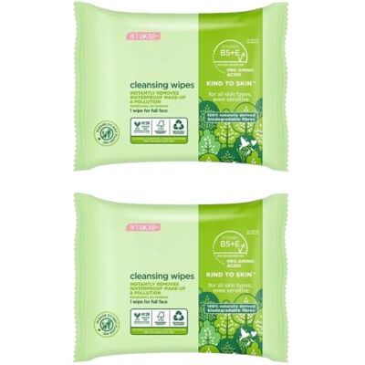 UHR URBAN HOME RANGE Cleansing Facial Wipes, Enriched With Vitamins, 25wipes (2PCS) UHR URBAN HOME RANGE Cleansing Facial Wipes, Enriched With Vitamins, 25wipes (2PCS)