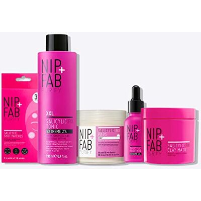 Nip+Fab Nip + Fab Blemish Be Gone Regime Set Salicylic Acid Fix Detoxify, Smooth, Calm, Moisturise Skin Hyaluronic Acid Niacinamide Nip+Fab Nip + Fab Blemish Be Gone Regime Set Salicylic Acid Fix Detoxify, Smooth, Calm, Moisturise Skin Hyaluronic Acid Niacinamide