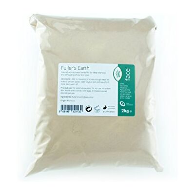 Intralabs Fullers Earth Fine Powder 2kg Pure & Natural Calcium Bentonite Intralabs Fullers Earth Fine Powder 2kg Pure & Natural Calcium Bentonite
