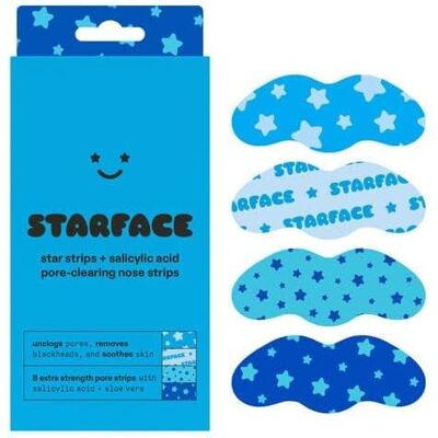 Starface World Starface Star Strips Salicylic Acid Nose Pore Strips, Extra Strength, 8 ct Starface World Starface Star Strips Salicylic Acid Nose Pore Strips, Extra Strength, 8 ct