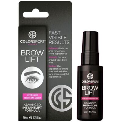 COLORSPORT Brow LIFT CREAM Instant Lift & Firming for Eye and Brow Contains Hydrolysed Sesame Protein Anti-Wrinkle Moisturiser for Fine Lines, Hydration & Smoother Looking Skin 50ml COLORSPORT Brow LIFT CREAM Instant Lift & Firming for Eye and Brow Contains Hydrolysed Sesame Protein Anti-Wrinkle Moisturiser for Fine Lines, Hydration & Smoother Looking Skin 50ml