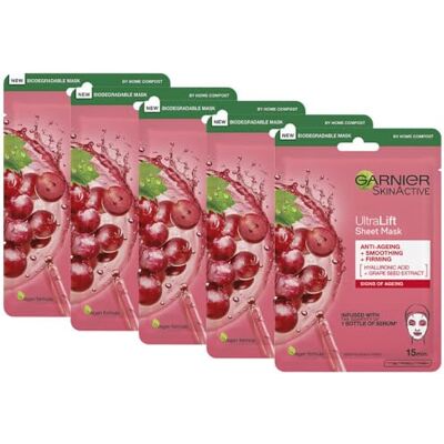 Garnier FIVE PACK Ultra Lift Anti-Age Tissue Mask Garnier FIVE PACK Ultra Lift Anti-Age Tissue Mask