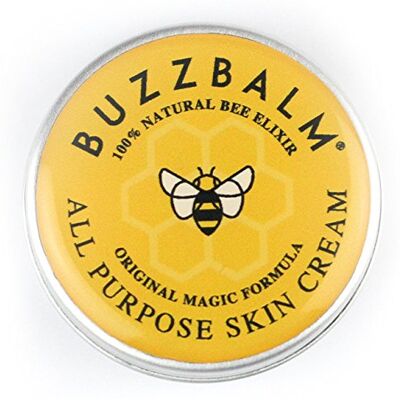 BUZZBALM Natural Dry Skin Cream Moisturiser Ideal For Problem Very Dry Skin Conditions (8.5g) BUZZBALM Natural Dry Skin Cream Moisturiser Ideal For Problem Very Dry Skin Conditions (8.5g)