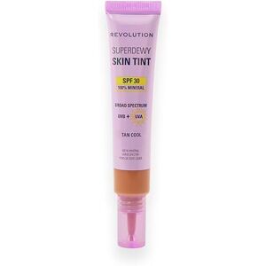 Revolution Beauty London Revolution Superdewy SPF30 Skin Tint, Suitable for Sensitive & Acne-Prone Skin, Lightweight Buildable Formula, Vegan & Cruelty-Free, Tan Cool, 28ml Revolution Beauty London Revolution Superdewy SPF30 Skin Tint, Suitable for Sensitive & Acne-Prone Skin, Lightweight Buildable Formula, Vegan & Cruelty-Free, Tan Cool, 28ml