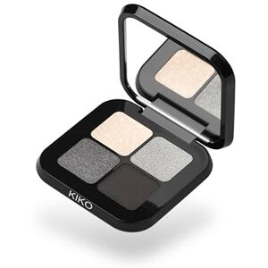 Kiko Milano Bright Quartet Eyeshadow Palette 04 Palette With Four Baked Eyeshadows For Wet And Dry Use Kiko Milano Bright Quartet Eyeshadow Palette 04 Palette With Four Baked Eyeshadows For Wet And Dry Use