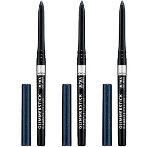 Avon Glimmerstick Diamonds Eyeliner Trio, Smokey Diamond, Shimmery Waterproof Eyeliner, Glide-On Colour That Lasts All-Day, Cruelty Free Avon Glimmerstick Diamonds Eyeliner Trio, Smokey Diamond, Shimmery Waterproof Eyeliner, Glide-On Colour That Lasts All-Day, Cruelty Free