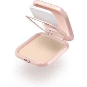 Kiko Milano Skin Lover Refining Face Powder Foundation 01, Compact, Moisturising And Smoothing Powder Foundation Kiko Milano Skin Lover Refining Face Powder Foundation 01, Compact, Moisturising And Smoothing Powder Foundation