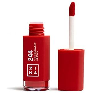 3INA MAKEUP The Longwear Lipstick 244 Red Long Lasting Lipstick Matte Liquid Lipstick with Hyaluronic Acid 3INA MAKEUP The Longwear Lipstick 244 Red Long Lasting Lipstick Matte Liquid Lipstick with Hyaluronic Acid