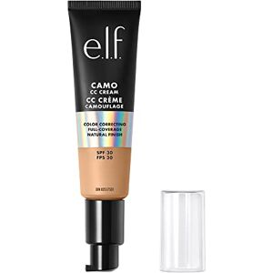 e.l.f. Camo CC Cream, Color Correcting Medium-To-Full Coverage Foundation with SPF 30, Medium 330 W, 1.05 Oz (30g) e.l.f. Camo CC Cream, Color Correcting Medium-To-Full Coverage Foundation with SPF 30, Medium 330 W, 1.05 Oz (30g)