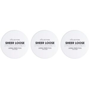 Collection Cosmetics Lasting Perfection Sheer Loose Powder, Lightweight Powder, Translucent, Pack of 3 x 10g Collection Cosmetics Lasting Perfection Sheer Loose Powder, Lightweight Powder, Translucent, Pack of 3 x 10g