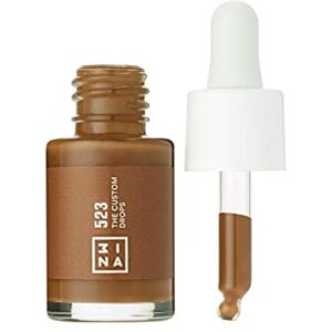 3INA MAKEUP The Custom Drops 523 Brown Foundation Drops Mixer to match Make-up Skin Tone Long-lasting Formula Mattifying Effect Oil-free Matte finish Vegan Cruelty Free 3INA MAKEUP The Custom Drops 523 Brown Foundation Drops Mixer to match Make-up Skin Tone Long-lasting Formula Mattifying Effect Oil-free Matte finish Vegan Cruelty Free