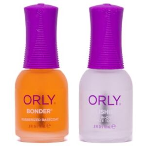 Orly Bonder Basecoat & Polishield Topcoat Duo Long-Lasting Nail Varnish Base & Topcoat Set Chip-Resistant, Quick-Dry Formulas Vegan Nail Care (18ml x 2) Orly Bonder Basecoat & Polishield Topcoat Duo Long-Lasting Nail Varnish Base & Topcoat Set Chip-Resistant, Quick-Dry Formulas Vegan Nail Care (18ml x 2)