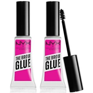 NYX Professional Makeup Brow Glue - Laminated Brow look - Pack of 2 - Clear NYX Professional Makeup Brow Glue - Laminated Brow look - Pack of 2 - Clear