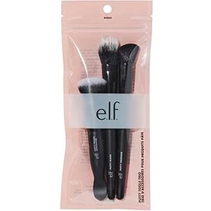 e.l.f. Putty Tools Trio, Set Of 3 Face Makeup Brushes For Putty Products, Helps You Easily Blend Putty Primer, Blush Vegan & Cruelty-Free Black Color e.l.f. Putty Tools Trio, Set Of 3 Face Makeup Brushes For Putty Products, Helps You Easily Blend Putty Primer, Blush Vegan & Cruelty-Free Black Color