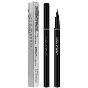 LZPCarra Eyebrow Pencil Eyeliner, Ultra Fine White Water Eyebrow Pencil, Liquid Eyeliner, Durable, Waterproof and Sweat-Proof, 0.6 ml Eyeliner Stencil Adhesive (C, One Size)