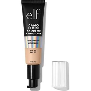 e.l.f. Camo CC Cream, Color-Correcting Full Coverage Foundation With SPF 30, Creates A Natural Finish, Vegan & Cruelty-Free, Fair 120 N, 1.05 Oz e.l.f. Camo CC Cream, Color-Correcting Full Coverage Foundation With SPF 30, Creates A Natural Finish, Vegan & Cruelty-Free, Fair 120 N, 1.05 Oz